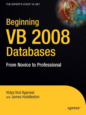 cover image of Beginning VB 2008 Databases